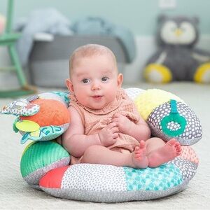 Infantino  2-in-1 Baby Floor Seat and Infant Positioner, Early Sitting Trainer